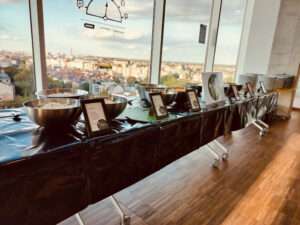 Vegan catering buffet