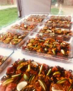 Vegan schotels tijdens catering opdracht